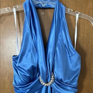 NWT My Michelle Royal Blue High Low Dress Size Small